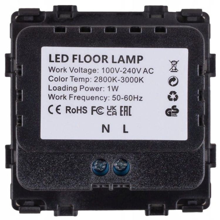 Modul Lampă De Scară Podea Perete LED 1W Aurie Pentru Rame