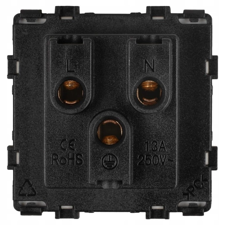 Modul Priză Universală PL UK US EU Electrică Aurie Pentru Rame