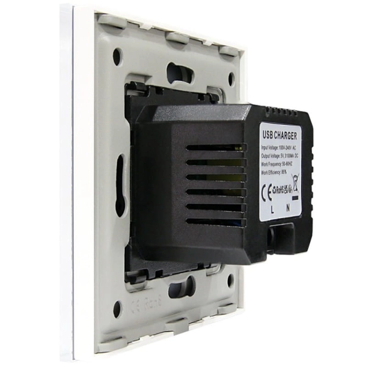 Încărcător Dublu USB Tip A+A 3.1A Alb MIUUN