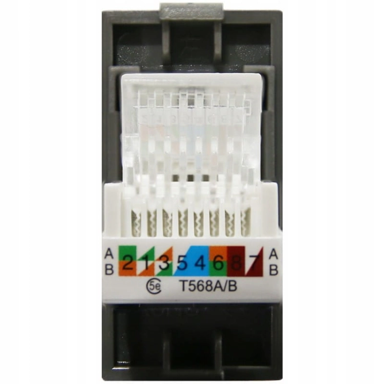 Modul Priză De Rețea RJ45 Cat 5E Pentru Rame