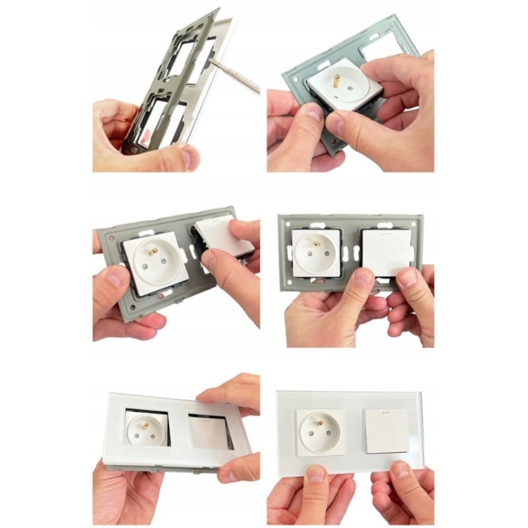 Ramă Din Aluminiu Simplă Argintie