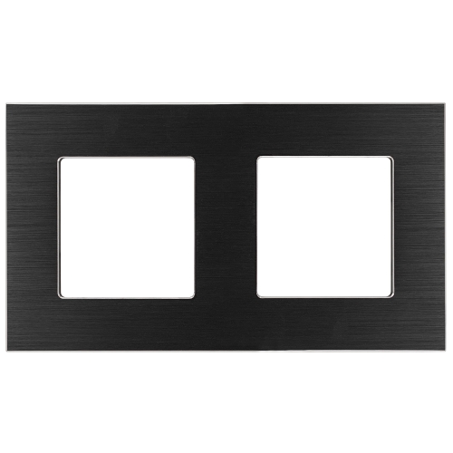 Ramă Din Aluminiu Dublă Neagră Pentru Module MIUUN