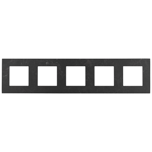 Ramă Cinciplă Neagră Efect Marmură Pentru Module