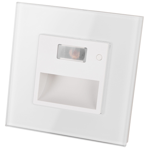 Lampă De Perete Pentru Scări Cu Senzor De Mișcare Albă Set Cu Ramă Din Sticlă