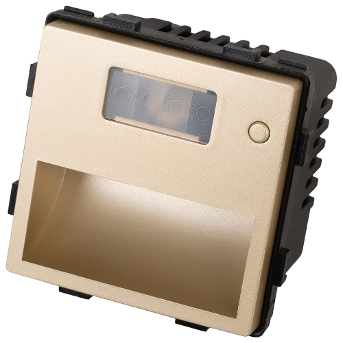 Modul Lampă De Perete Pentru Scări Cu Senzor De Mișcare Aurie Pentru Rame