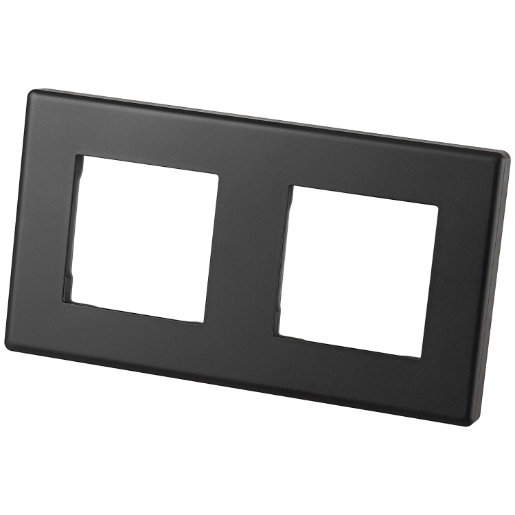 Ramă Dublă Din Plastic Neagră Pentru Module MIUUN