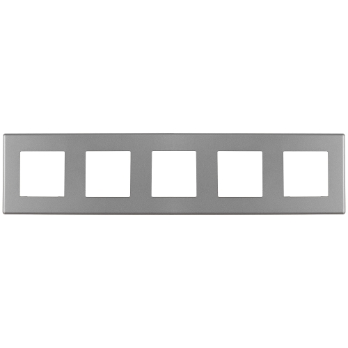Ramă Plastică Gri Cu 5 Posturi Pentru Module