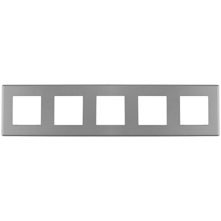 Ramă Plastică Gri Cu 5 Posturi Pentru Module