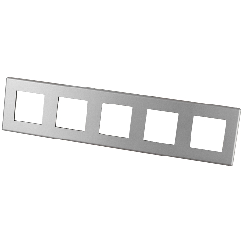 Ramă Plastică Gri Cu 5 Posturi Pentru Module