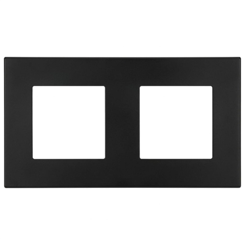 Ramă Plastică LINEA Dublă Neagră Verticală Orizontală Pentru Module MIUUN