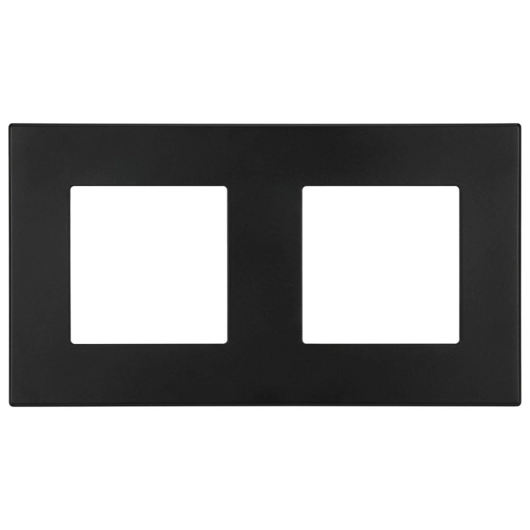 Ramă Plastică LINEA Dublă Neagră Verticală Orizontală Pentru Module MIUUN