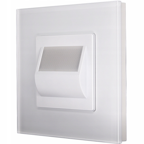 Lampă LED De Pardoseală Scară Perete Albă Set Cu Ramă Din Sticlă