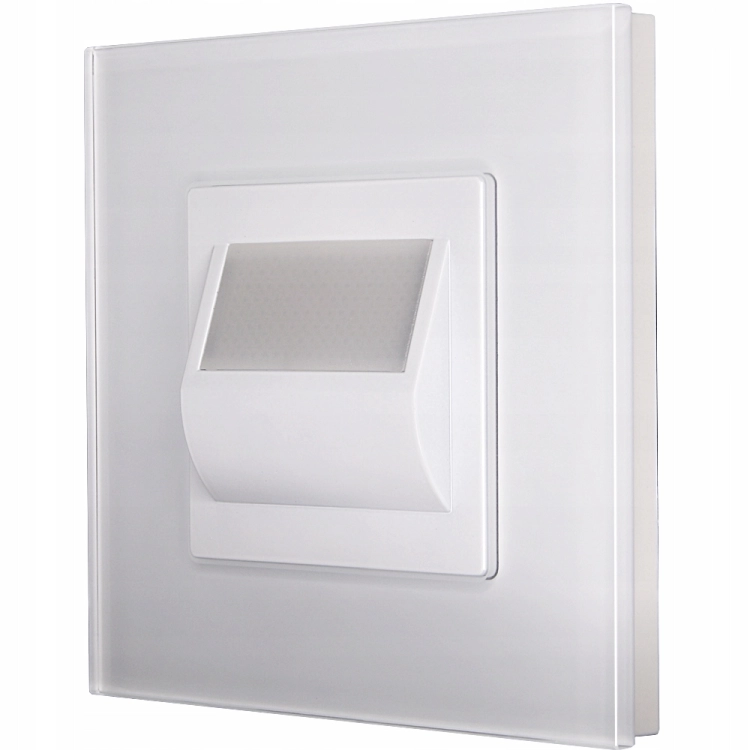 Lampă LED De Pardoseală Scară Perete Albă Set Cu Ramă Din Sticlă