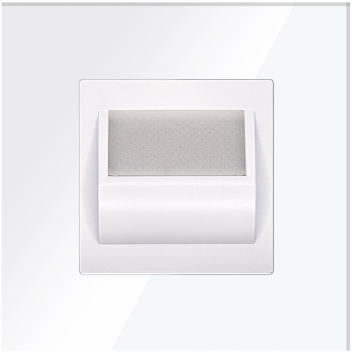 Lampă LED De Pardoseală Scară Perete Albă Set Cu Ramă Din Sticlă