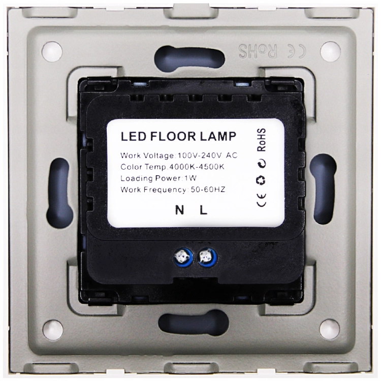 Lampă LED De Pardoseală Scară Perete Albă Set Cu Ramă Din Sticlă