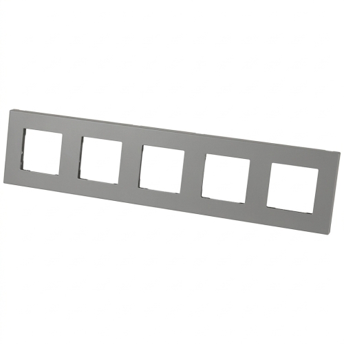 Ramă Plastică LINEA Cinciplă Gri Verticală Orizontală Pentru Module MIUUN