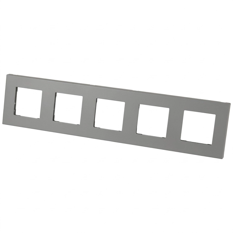Ramă Plastică LINEA Cinciplă Gri Verticală Orizontală Pentru Module MIUUN