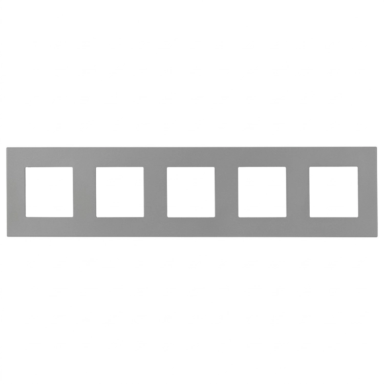 Ramă Plastică LINEA Cinciplă Gri Verticală Orizontală Pentru Module MIUUN