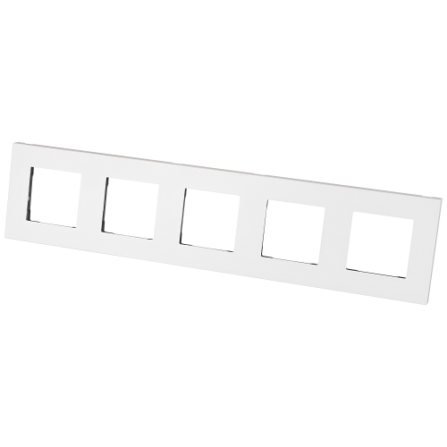Ramă Plastică LINEA Cinciplă Albă Verticală Orizontală Pentru Module MIUUN