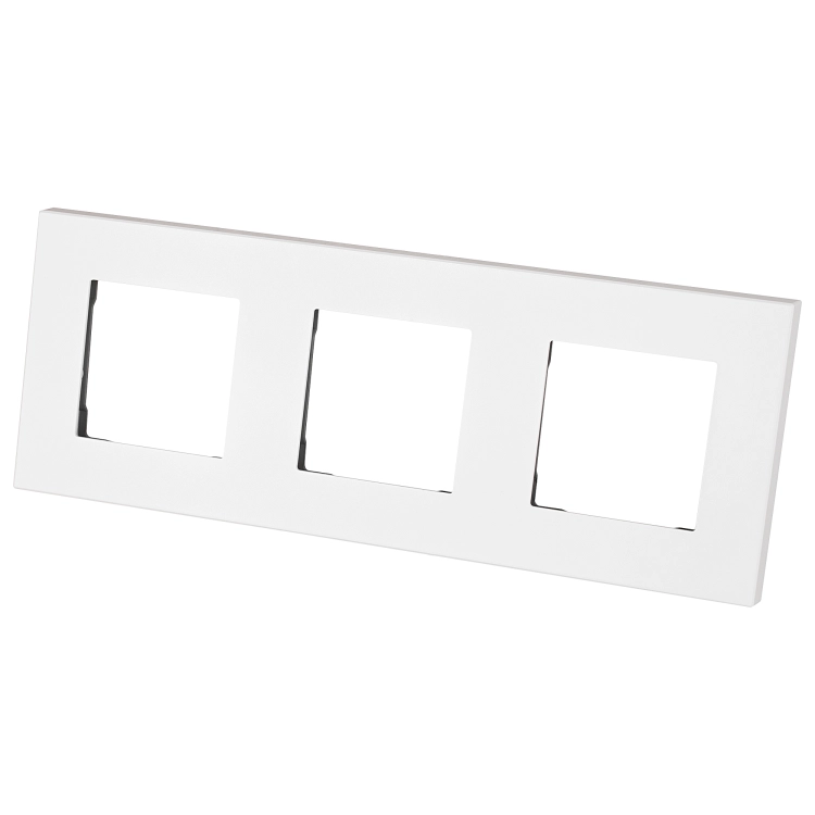 Ramă Plastică LINEA Triplă Albă Verticală Orizontală Pentru Module MIUUN