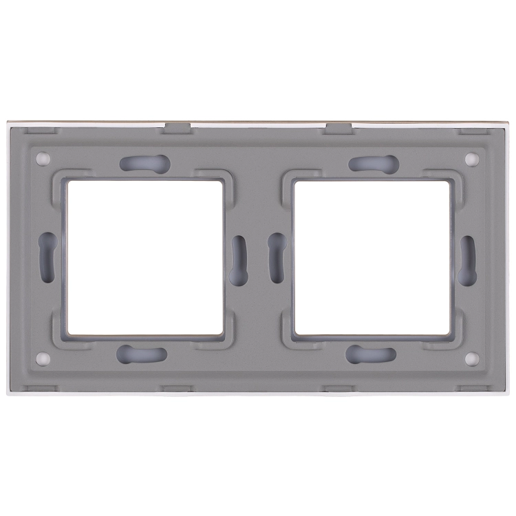 Ramă Plastică LINEA Dublă Aurie Verticală Orizontală Pentru Module MIUUN