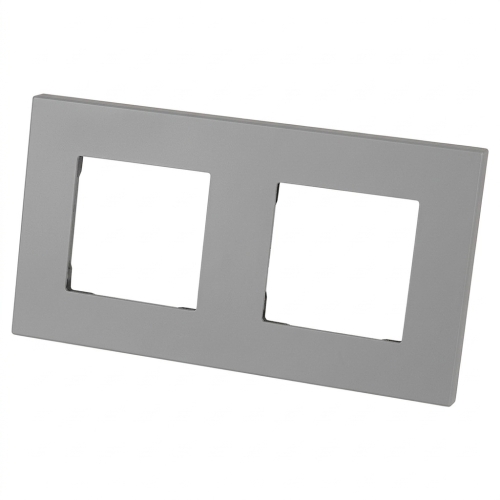 Ramă Plastică LINEA Dublă Gri Verticală Orizontală Pentru Module MIUUN