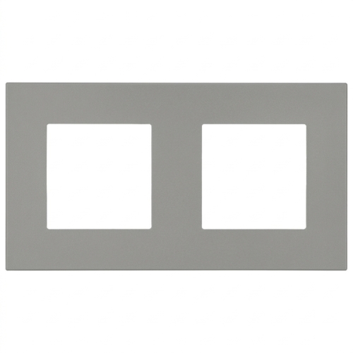 Ramă Plastică LINEA Dublă Gri Verticală Orizontală Pentru Module MIUUN