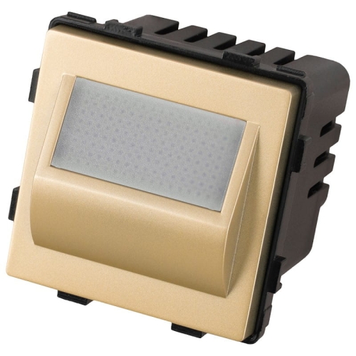 Modul Lampă De Scară Podea Perete LED 1W Aurie Pentru Rame