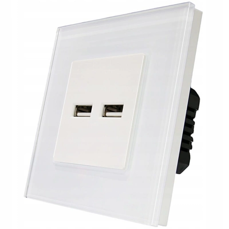 Încărcător Dublu USB Tip A+A 3.1A Alb MIUUN