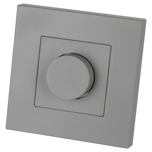 Întrerupător Dimmer Rotativ Pentru Lumină Din Plastic LINEA Gri MIUUN