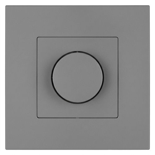 Întrerupător Dimmer Rotativ Pentru Lumină Din Plastic LINEA Gri MIUUN