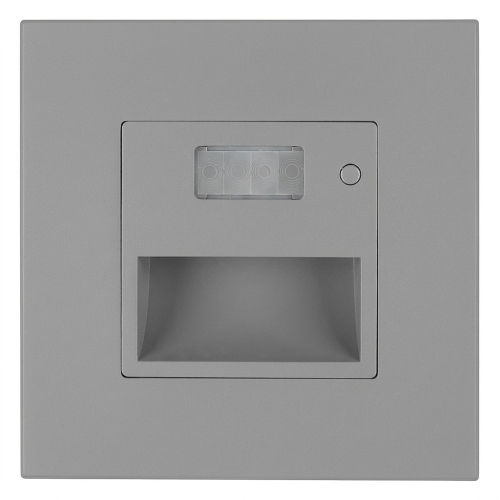 Lampă De Pardoseală LED Și Senzor De Mișcare Gri Cu Ramă Din Plastic LINEA MIUUN