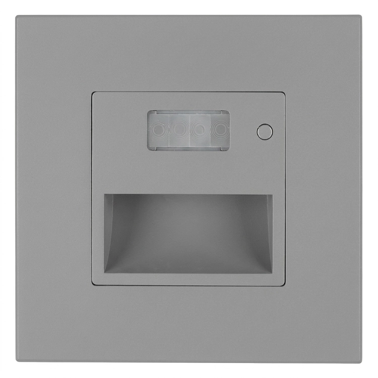 Lampă De Pardoseală LED Și Senzor De Mișcare Gri Cu Ramă Din Plastic LINEA MIUUN