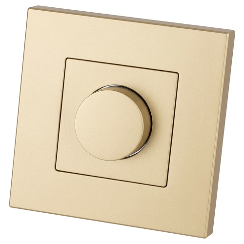 Întrerupător Dimmer Rotativ Pentru Lumină Din Plastic LINEA Auriu MIUUN