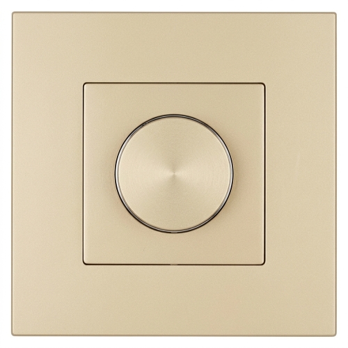 Întrerupător Dimmer Rotativ Pentru Lumină Din Plastic LINEA Auriu MIUUN