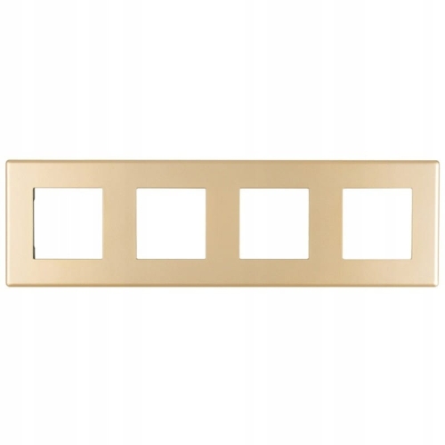 Ramă Cvadruplă Din Plastic Aurie Pentru Module