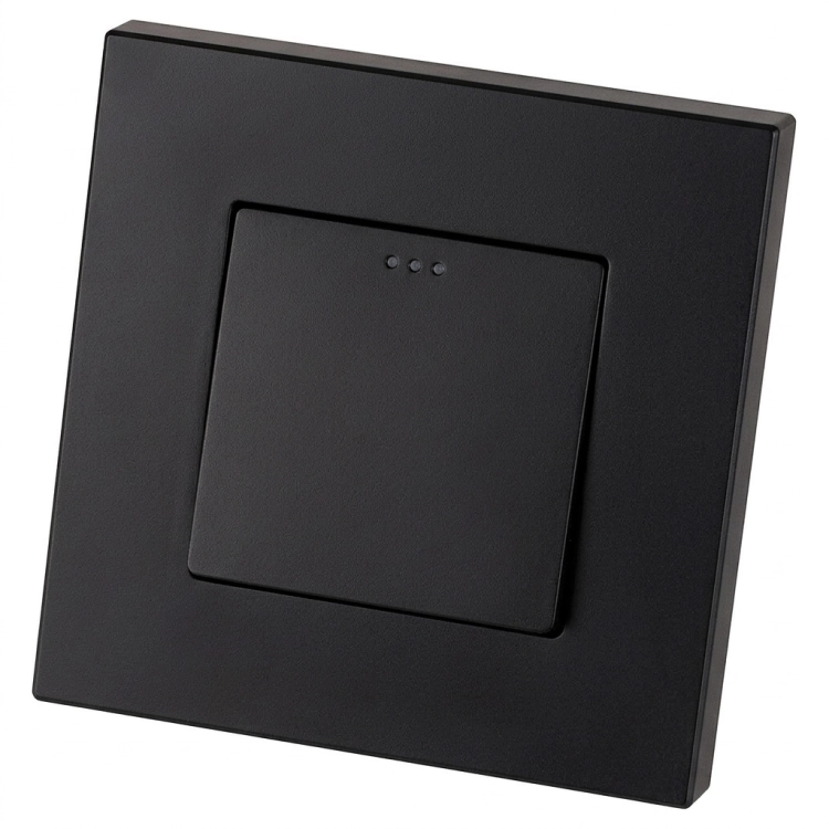 Întrerupător Simplu Clasic Din Plastic LINEA Negru MIUUN