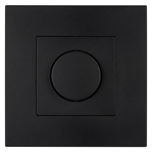 Întrerupător Dimmer Rotativ Pentru Lumină Din Plastic LINEA Negru MIUUN