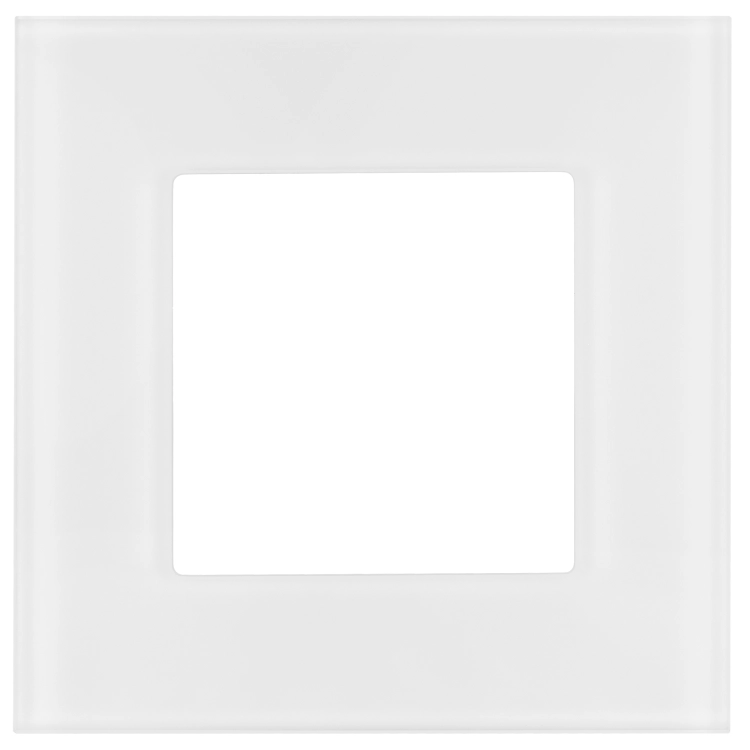 Ramă Din Sticlă Mată Simplă Albă Verticală Orizontală Pentru Module MIUUN