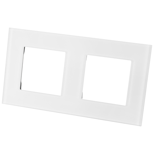 Ramă Din Sticlă Mată Dublă Albă Verticală Orizontală Pentru Module MIUUN