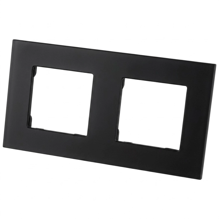 Ramă Din Sticlă Mată Dublă Neagră Verticală Orizontală Pentru Module MIUUN