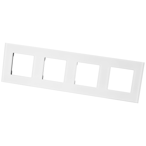 Ramă Din Sticlă Mată Cvadruplă Albă Verticală Orizontală Pentru Module MIUUN