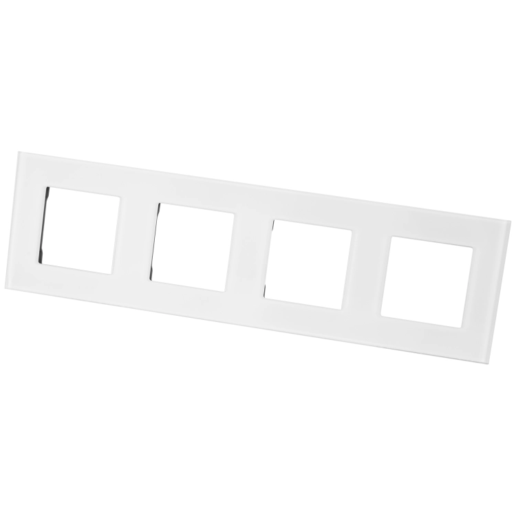 Ramă Din Sticlă Mată Cvadruplă Albă Verticală Orizontală Pentru Module MIUUN