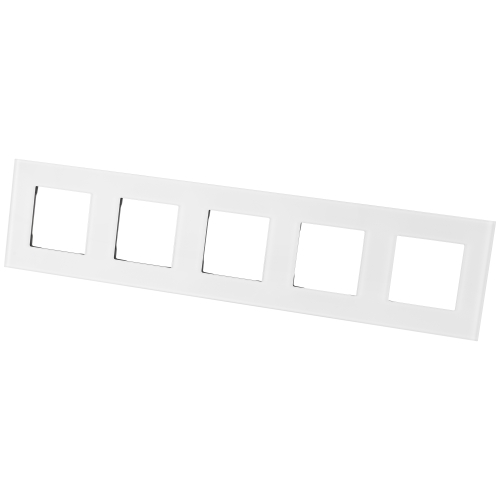 Ramă Din Sticlă Mată De Cinci Albă Verticală Orizontală Pentru Module MIUUN