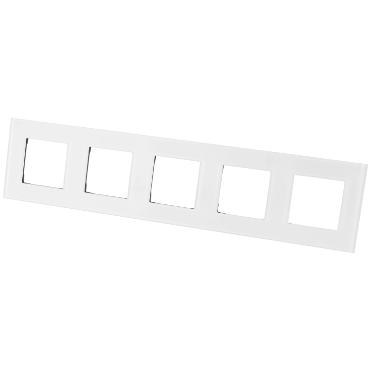Ramă Din Sticlă Mată De Cinci Albă Verticală Orizontală Pentru Module MIUUN