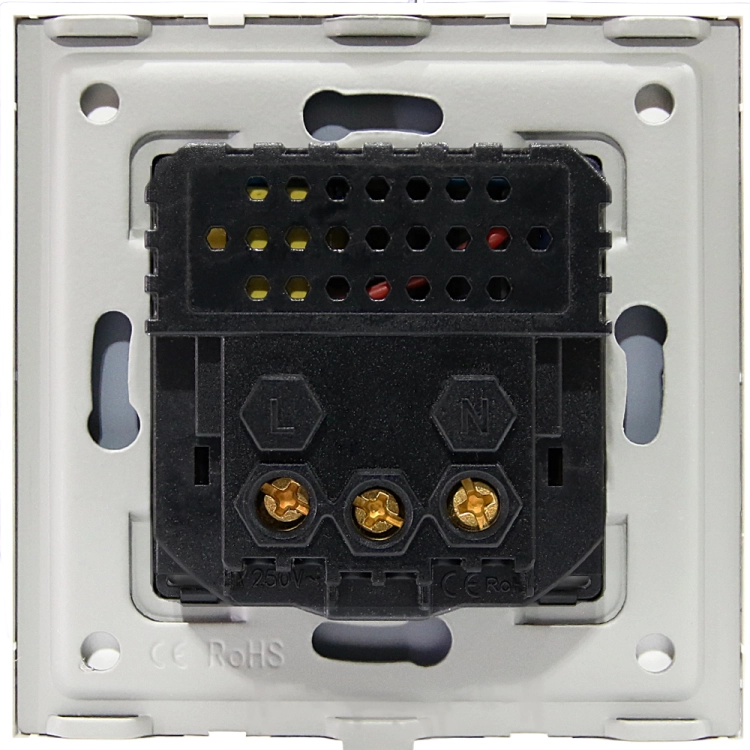 Priză Din Sticlă Mată + Încărcător Dublu USB C+C 20W Albă MIUUN