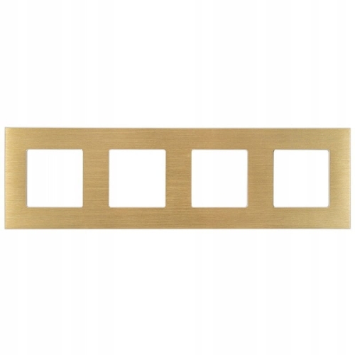 Ramă Din Aluminiu Cvadruplă Aurie Pentru Module