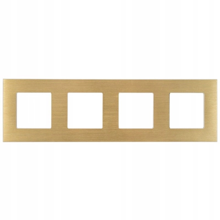 Ramă Din Aluminiu Cvadruplă Aurie Pentru Module