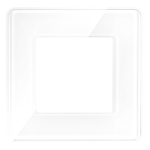 Ramă Din Sticlă Lucioasă Simplă Albă Verticală Orizontală Pentru Module MIUUN