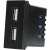 Modul Priză Dublă Încărcător USB 2.4A Pentru Rame